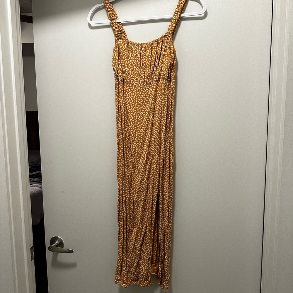 Abercrombie Yellow Floral Dress